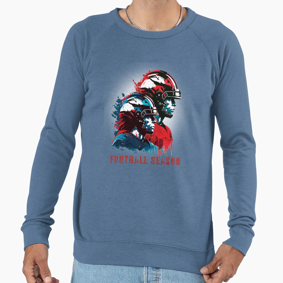 Football Season Sweatshirt - Casual Everyday Wear Men Women - T-Shirt, Sweatshirt, Hoodie