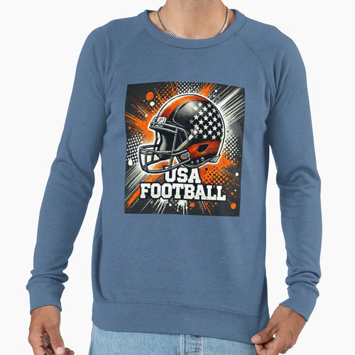Energetic American Football Art Dotit Sweatshirt - Trendy Graphic Unisex - T-Shirt, Sweatshirt, Hoodie