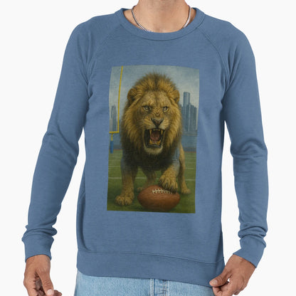 Detroit Football V7 Sweatshirt - Custom Art Print for Adults - T-Shirt, Sweatshirt, Hoodie