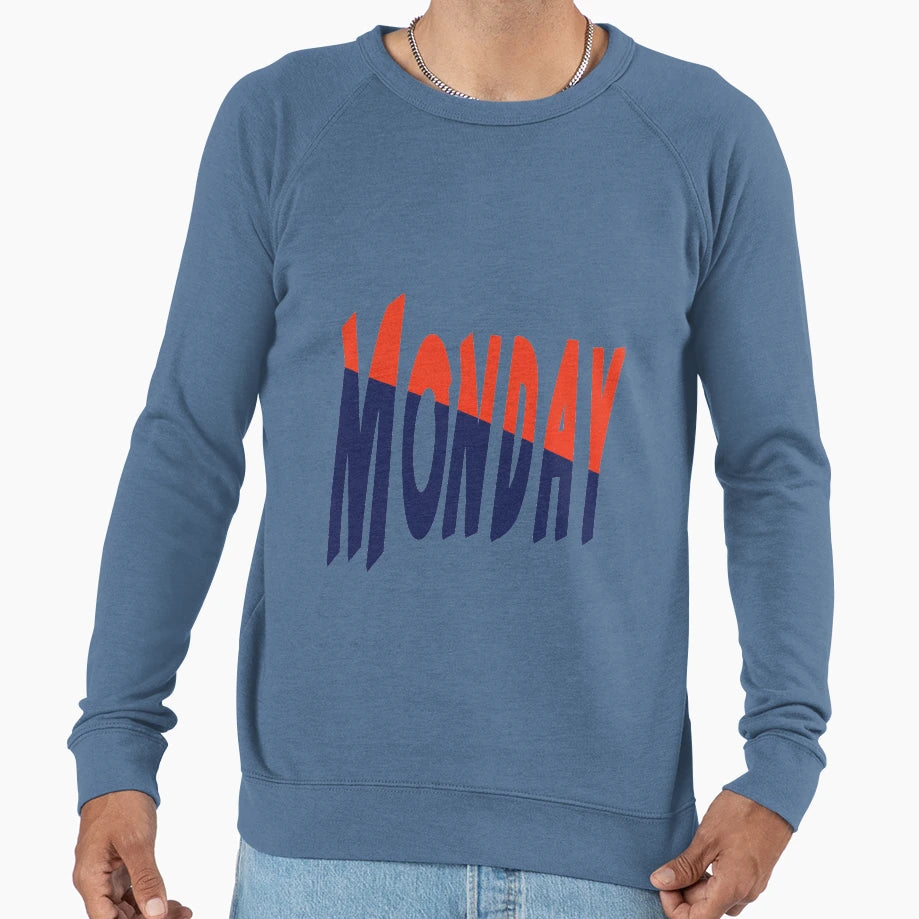 Monday Pop Art Sweatshirt - Streetwear Style for Adults - T-Shirt, Sweatshirt, Hoodie