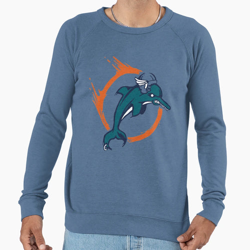 Reikland Dolphins Sweatshirt - Aesthetic Graphic for Adults - T-Shirt, Sweatshirt, Hoodie