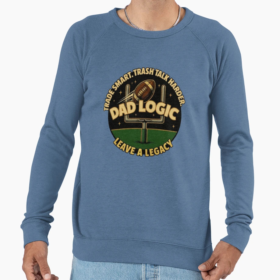 Dad Logic Trade Smart Trash Talk Sweatshirt - Streetwear Style for Adults - T-Shirt, Sweatshirt, Hoodie