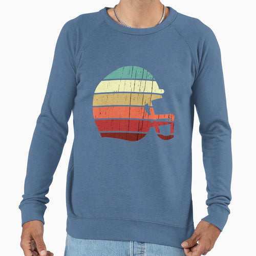 American Football Helmet Sunset Sweatshirt - Unique Graphic Men Women - T-Shirt, Sweatshirt, Hoodie