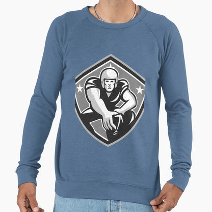 American Football Player Ball Sweatshirt - Casual Everyday Wear Men Women - T-Shirt, Sweatshirt, Hoodie