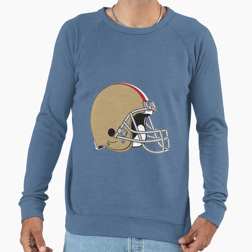 Football Helmet Sweatshirt - Novelty Apparel Men Women - T-Shirt, Sweatshirt, Hoodie