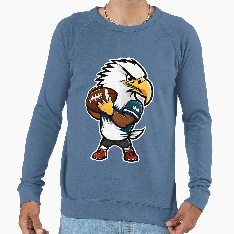 Eagle American Football Sweatshirt - Fun Novelty Design Men Women - T-Shirt, Sweatshirt, Hoodie