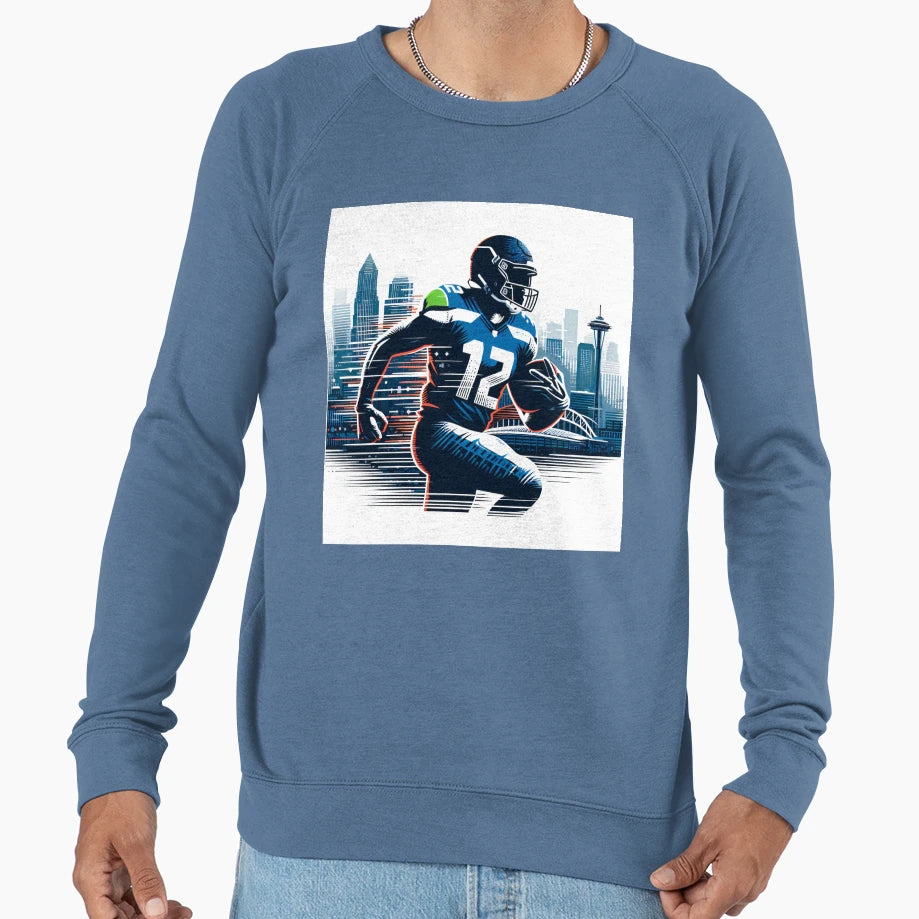 Seattle Football Sweatshirt - Minimalist Print Unisex - T-Shirt, Sweatshirt, Hoodie