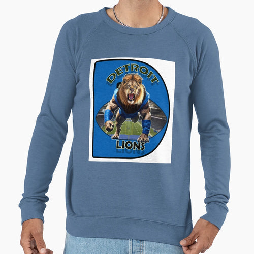 Detroit Lions Sweatshirt - Graphic Print Men Women - T-Shirt, Sweatshirt, Hoodie