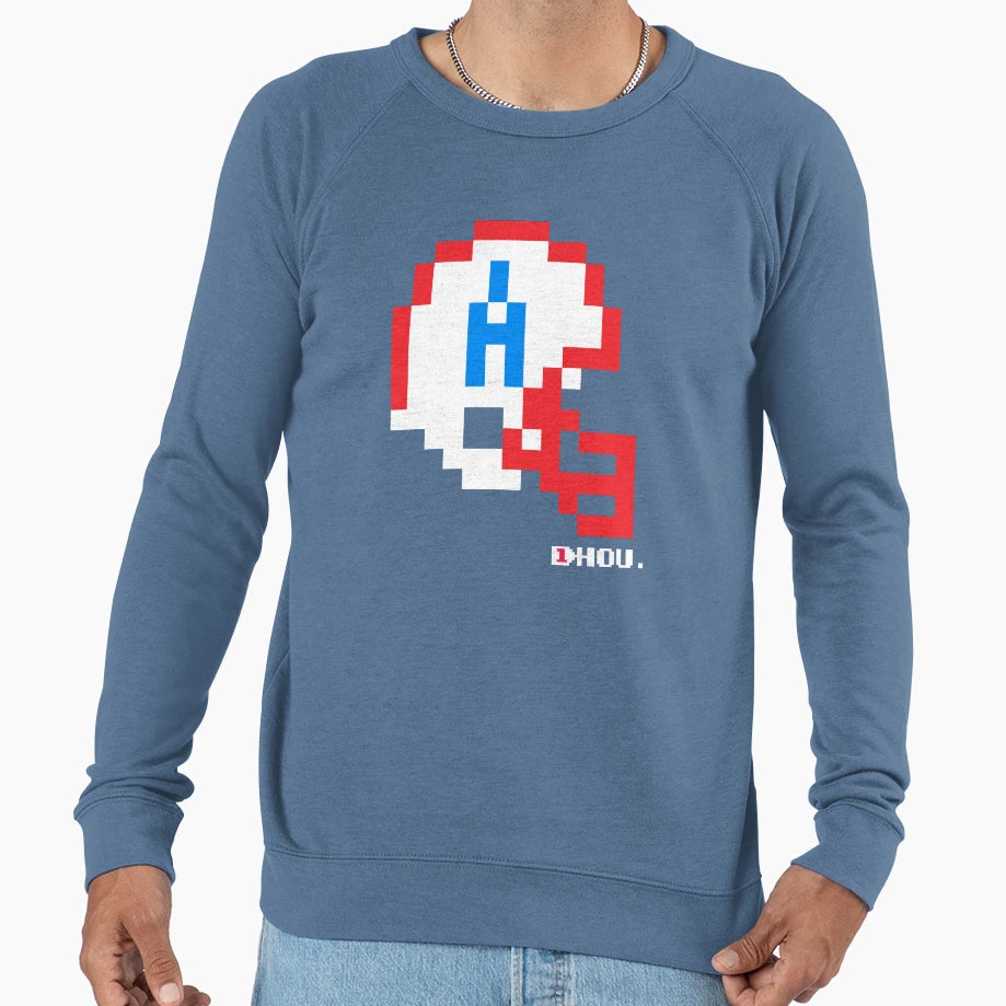 Hou Helmet Tecmo Bowl T-Shirt - Minimalist Print Men Women - T-Shirt, Sweatshirt, Hoodie