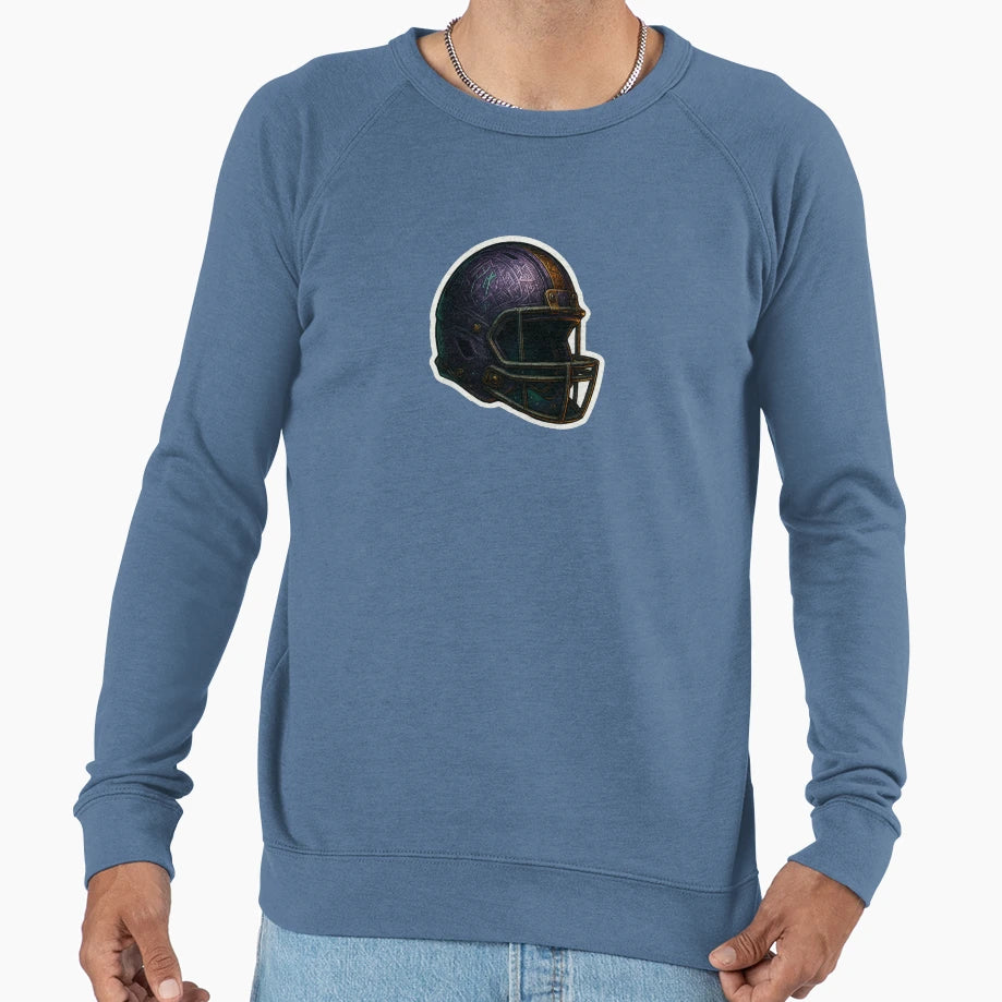 Runic Warrior Helmet Sweatshirt - Graphic Print for Adults - T-Shirt, Sweatshirt, Hoodie
