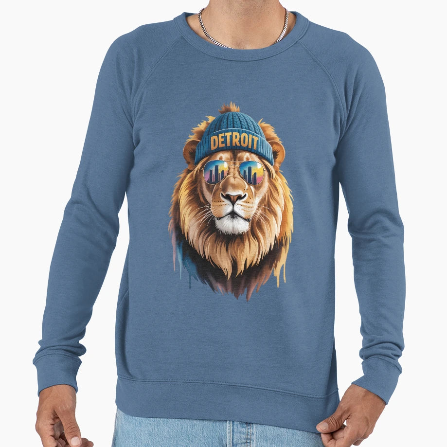 Detroit Lion City Pride Sweatshirt - Fun Novelty Design Men Women - T-Shirt, Sweatshirt, Hoodie