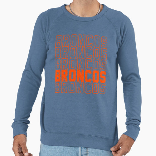 Broncos Sweatshirt - Custom Art Print Unisex - T-Shirt, Sweatshirt, Hoodie
