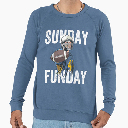 Sunday Funday American Football Sweatshirt - Casual Everyday Wear Unisex - T-Shirt, Sweatshirt, Hoodie