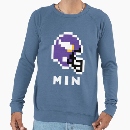 Minnesota Vikings Tecmo Super Bowl Sweatshirt - Custom Art Print Unisex - T-Shirt, Sweatshirt, Hoodie