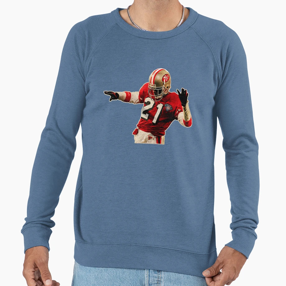 Deion Sanders San Francisco 49Ers Sweatshirt - Trendy Graphic for Adults - T-Shirt, Sweatshirt, Hoodie