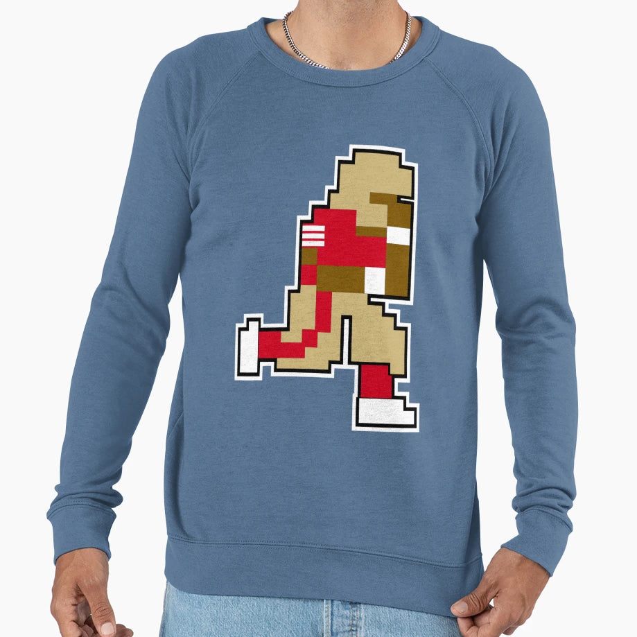 Tecmo Bowl S F 8 Bit San Francisco Sweatshirt - Graphic Print Men Women - T-Shirt, Sweatshirt, Hoodie