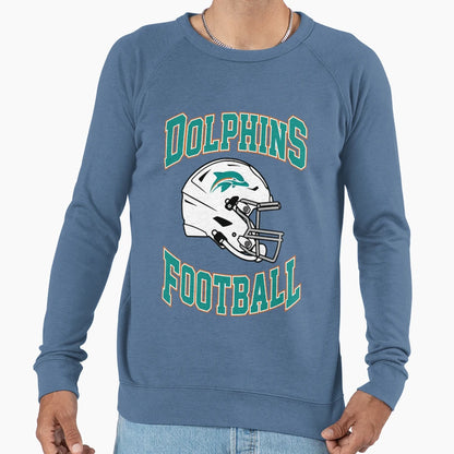 Art Miami Dolphins Sweatshirt - Minimalist Print for Adults - T-Shirt, Sweatshirt, Hoodie