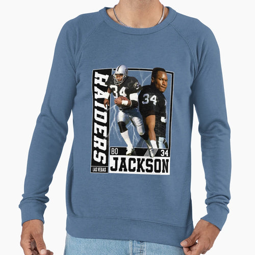 Bo Jackson Sweatshirt - Minimalist Print for Adults - T-Shirt, Sweatshirt, Hoodie