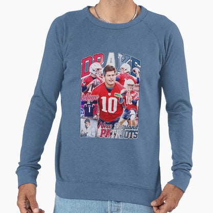 Drake Maye New England Collage Sweatshirt - Custom Art Print Unisex - T-Shirt, Sweatshirt, Hoodie
