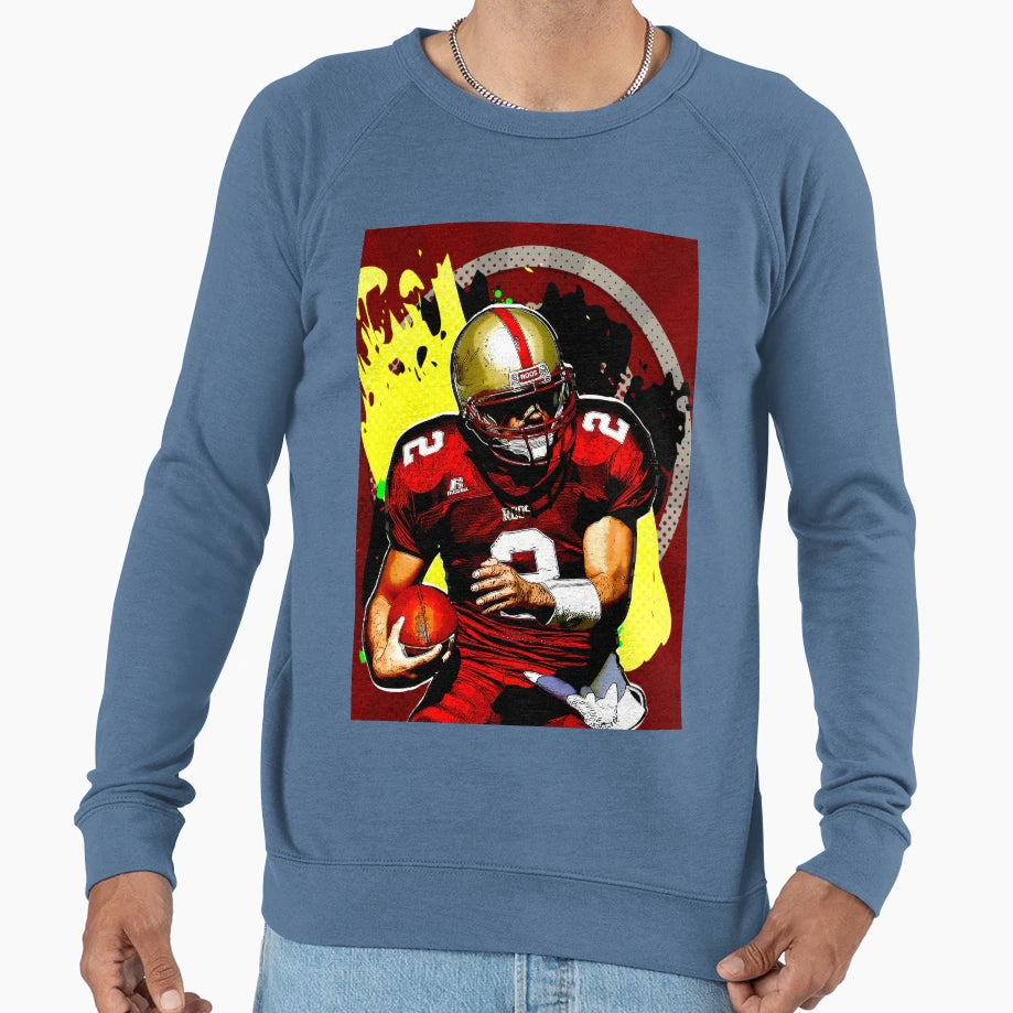 Quarterback American Football Sweatshirt - Minimalist Print Unisex - T-Shirt, Sweatshirt, Hoodie