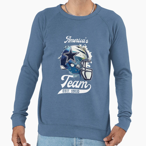 Cowboys Helmet Americas Team Sweatshirt - Streetwear Style Men Women - T-Shirt, Sweatshirt, Hoodie