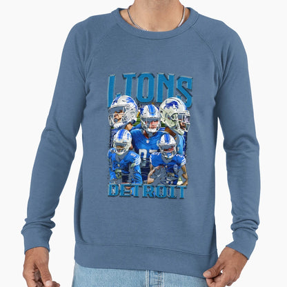 Detroit Team Bootleg Sweatshirt - Graphic Print Unisex - T-Shirt, Sweatshirt, Hoodie