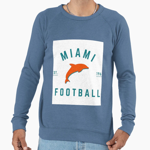 Miami Dolphins Sweatshirt - Graphic Print Men Women - T-Shirt, Sweatshirt, Hoodie