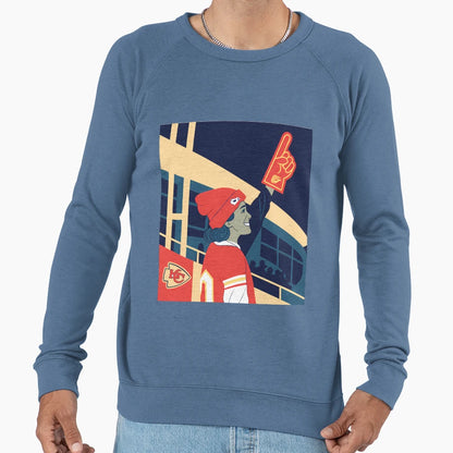 Chiefs Fan Spirit Unwavering Support Sweatshirt - Unique Graphic Men Women - T-Shirt, Sweatshirt, Hoodie