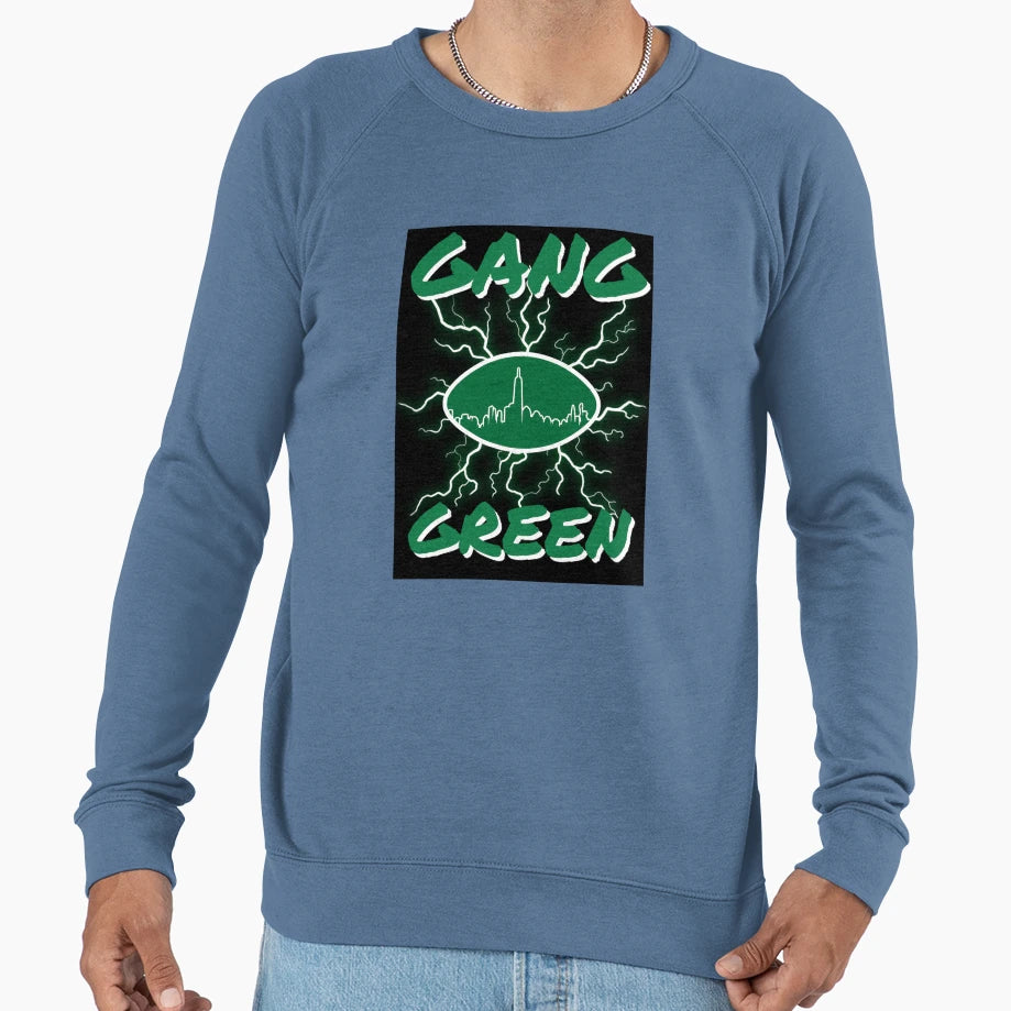 New York Jets Gang Green 90S Sweatshirt - Fun Novelty Design for Adults - T-Shirt, Sweatshirt, Hoodie