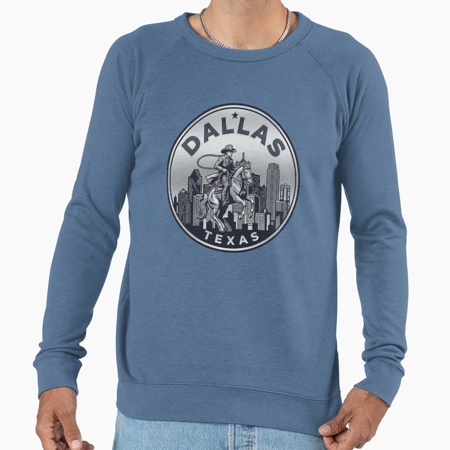 Dallas Sweatshirt - Minimalist Print Men Women - T-Shirt, Sweatshirt, Hoodie