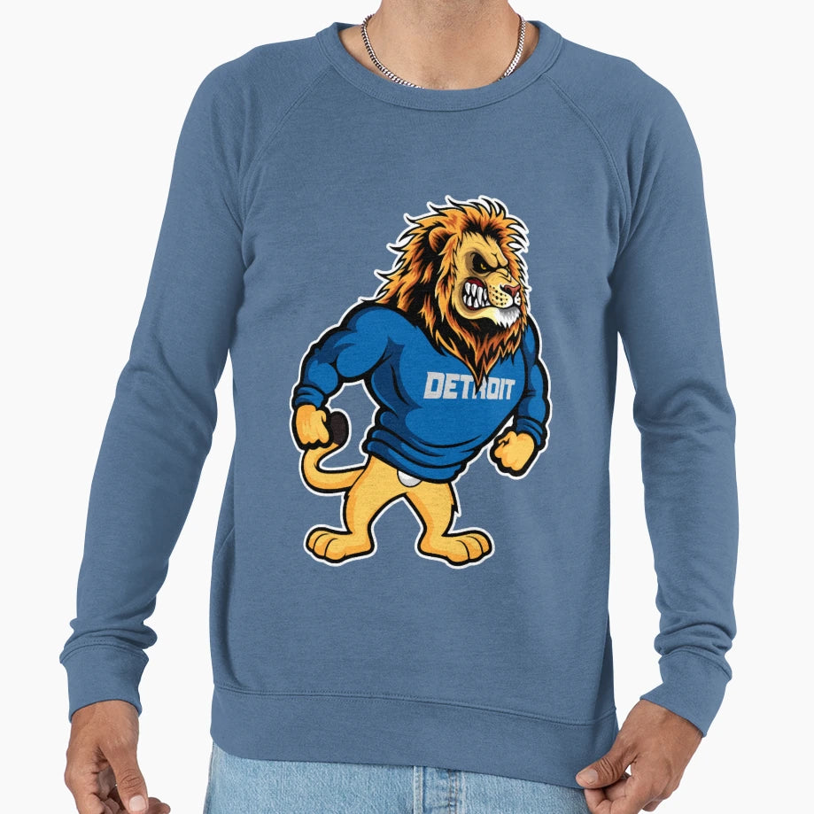 Detroit Lions Football Team Sweatshirt - Casual Everyday Wear Men Women - T-Shirt, Sweatshirt, Hoodie