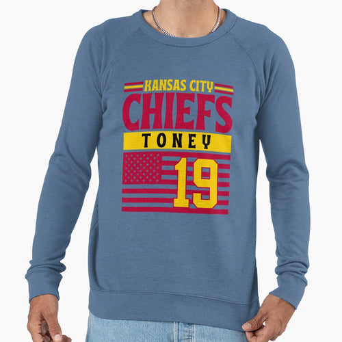 Kansas City Chiefs Toney 19 Sweatshirt - Casual Everyday Wear Men Women - T-Shirt, Sweatshirt, Hoodie