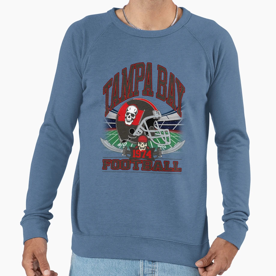 Tampa Bay Football Gridiron Legacy Sweatshirt - Minimalist Print Unisex - T-Shirt, Sweatshirt, Hoodie