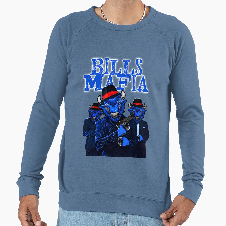 Bills Mafia Sweatshirt - Minimalist Print Men Women - T-Shirt, Sweatshirt, Hoodie