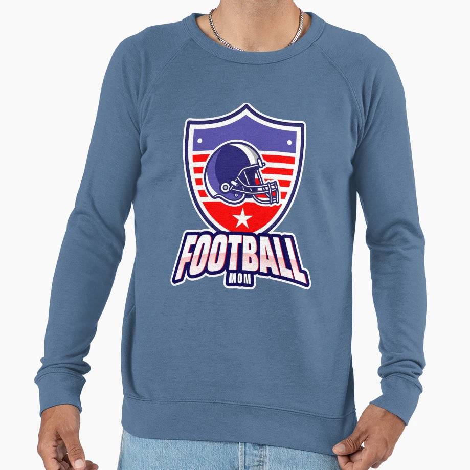 American Football Mom Soccer Team Sweatshirt - Unique Graphic for Adults - T-Shirt, Sweatshirt, Hoodie