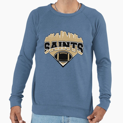 Saints Football Skyline Football Team Sweatshirt - Aesthetic Graphic Unisex - T-Shirt, Sweatshirt, Hoodie