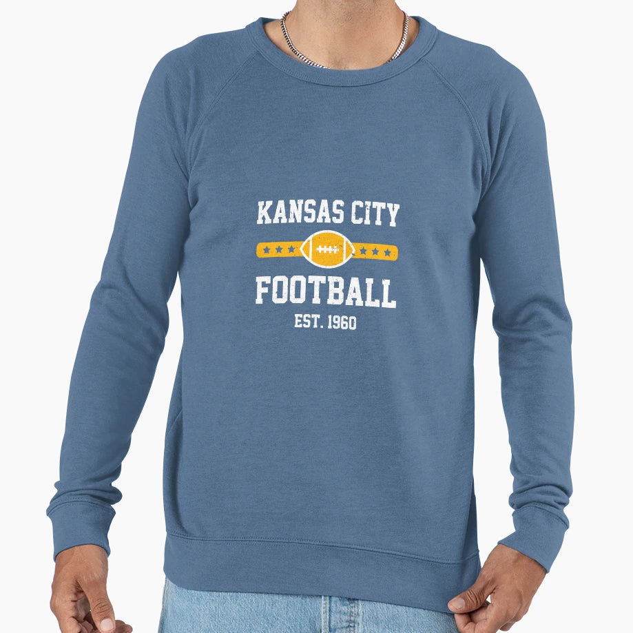 Kansas City Football American Sweatshirt - Aesthetic Graphic Unisex - T-Shirt, Sweatshirt, Hoodie