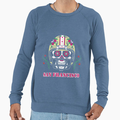 San Francisco Football Helmet Sweatshirt - Custom Art Print Men Women - T-Shirt, Sweatshirt, Hoodie