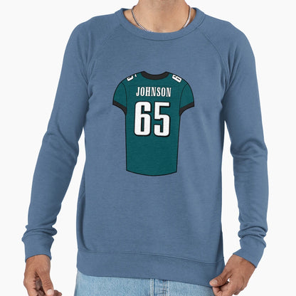 Lane Johnson Home Jersey Sweatshirt - Streetwear Style Men Women - T-Shirt, Sweatshirt, Hoodie