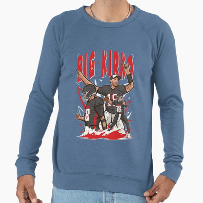 Kirk Cousins Big Kirko Cartoon T-Shirt - Graphic Print for Adults - T-Shirt, Sweatshirt, Hoodie