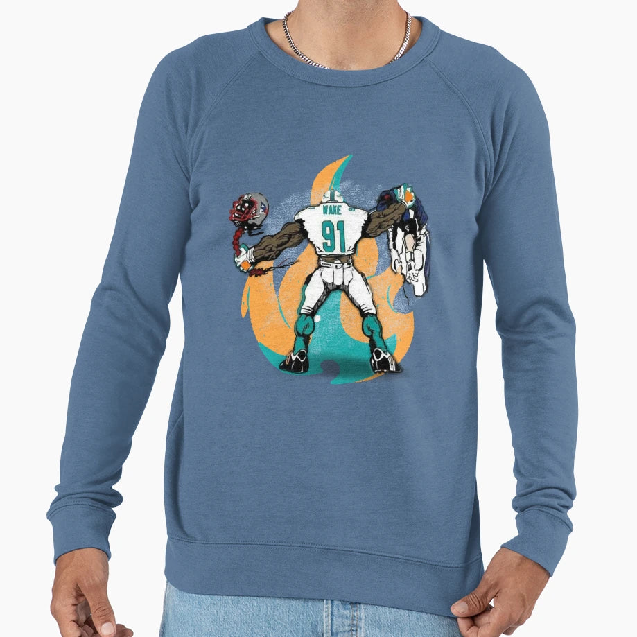 TH Dolphins Sweatshirt - Graphic Print for Adults - T-Shirt, Sweatshirt, Hoodie