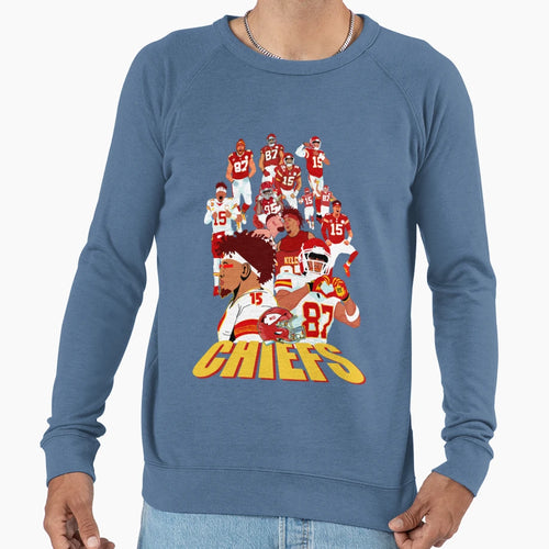 Art Kansas City Chiefs Sweatshirt - Unique Graphic for Adults - T-Shirt, Sweatshirt, Hoodie