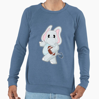 Elephant American Football Sweatshirt - Streetwear Style Men Women - T-Shirt, Sweatshirt, Hoodie