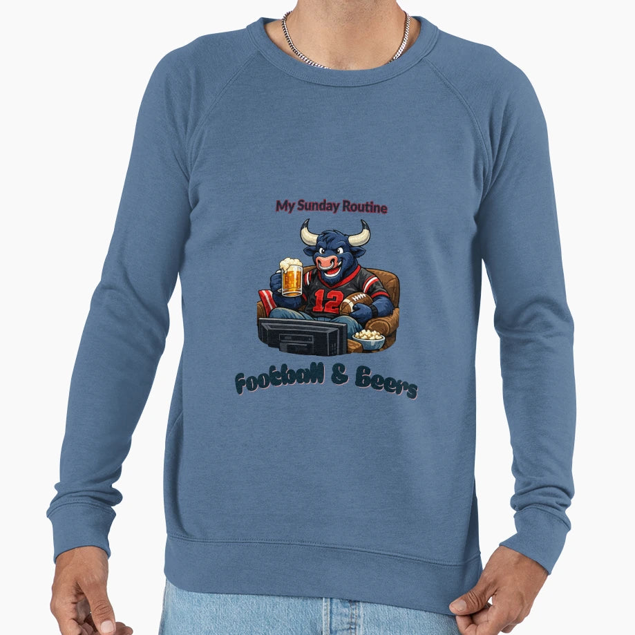 Houston Texans Sunday Routine T-Shirt - Streetwear Style for Adults - T-Shirt, Sweatshirt, Hoodie