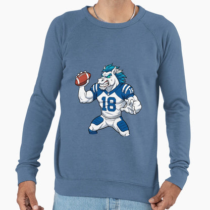 Indianapolis Colts Furious Qb Sweatshirt - Graphic Print for Adults - T-Shirt, Sweatshirt, Hoodie