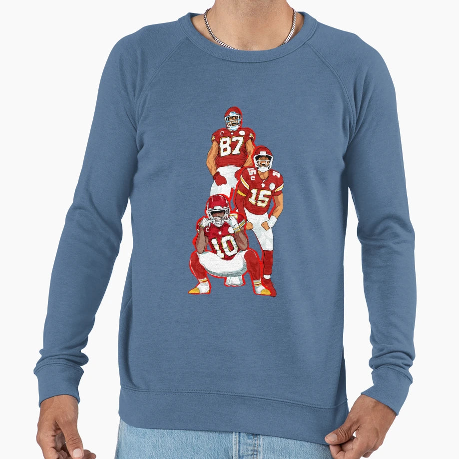 Chiefs Sweatshirt - Graphic Print for Adults - T-Shirt, Sweatshirt, Hoodie
