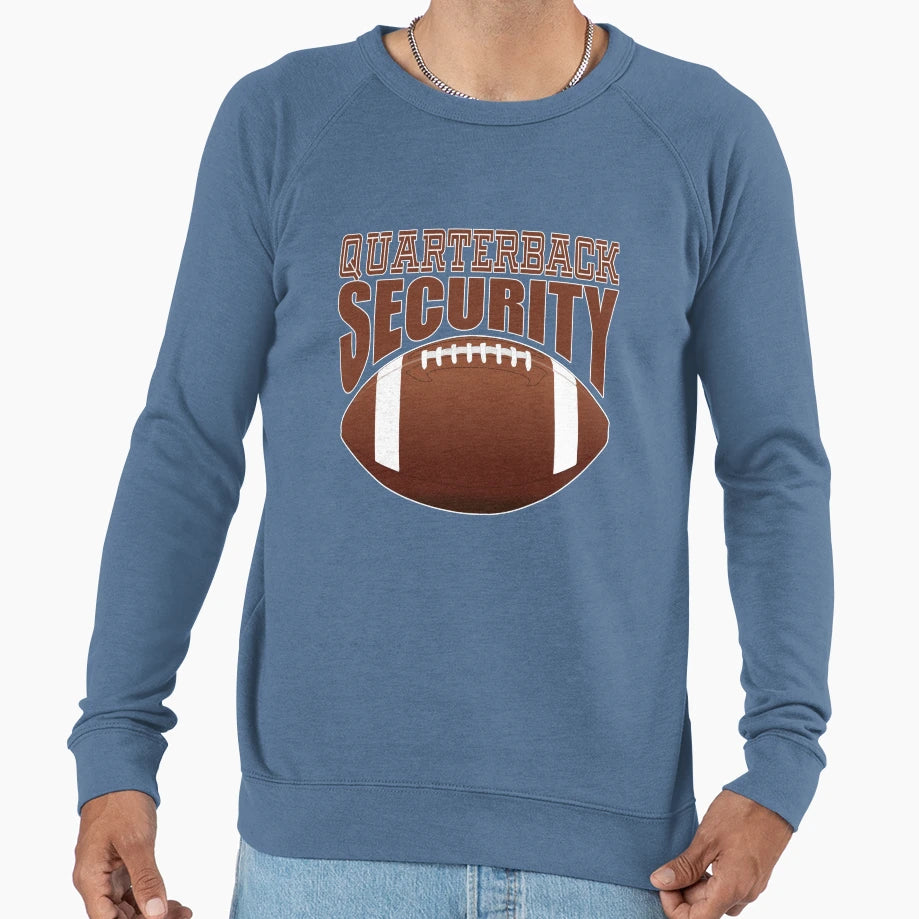 Quarterback Security Offensive Sweatshirt - Minimalist Print for Adults - T-Shirt, Sweatshirt, Hoodie