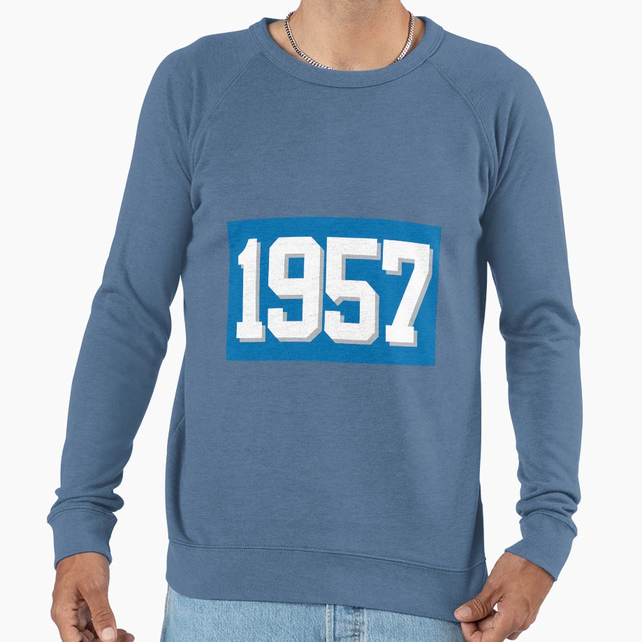 Detroit Football 1957 Sweatshirt - Aesthetic Graphic for Adults - T-Shirt, Sweatshirt, Hoodie