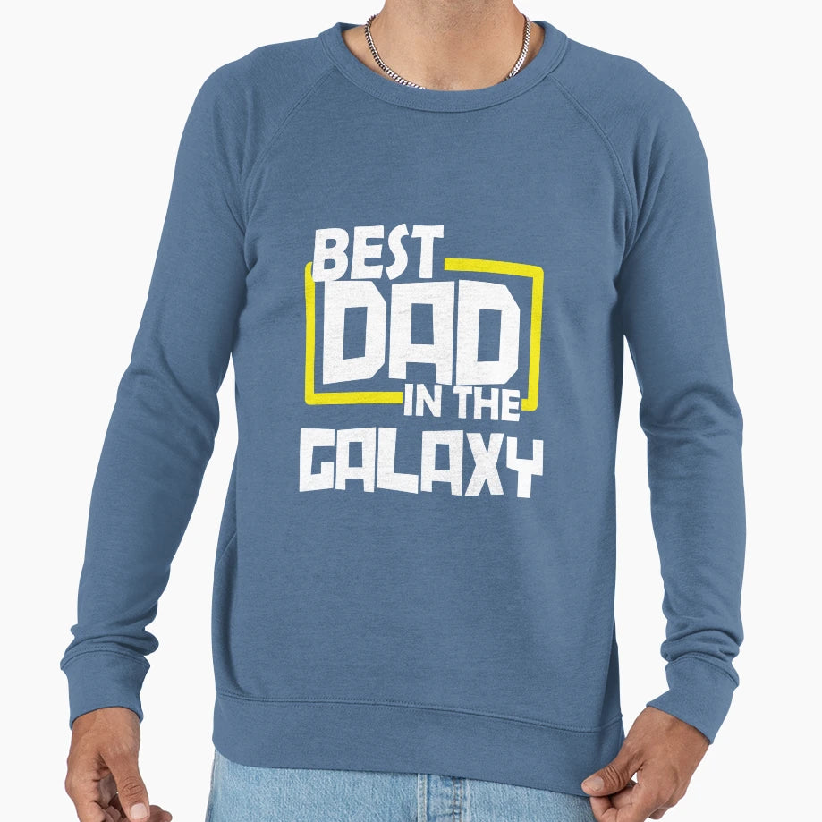 Best Dad Galaxy Sweatshirt - Trendy Graphic Men Women - T-Shirt, Sweatshirt, Hoodie