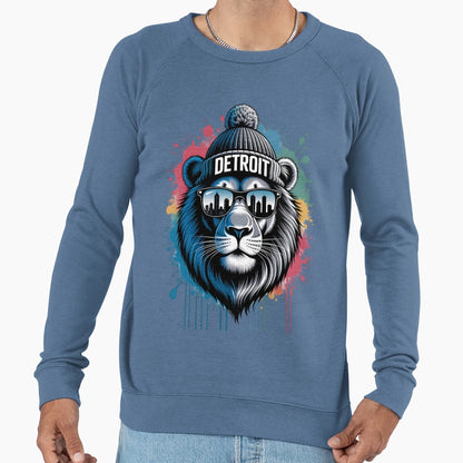 Detroit Lion Sweatshirt - Streetwear Style Unisex - T-Shirt, Sweatshirt, Hoodie